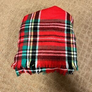 Old Navy Red Plaid Scarf